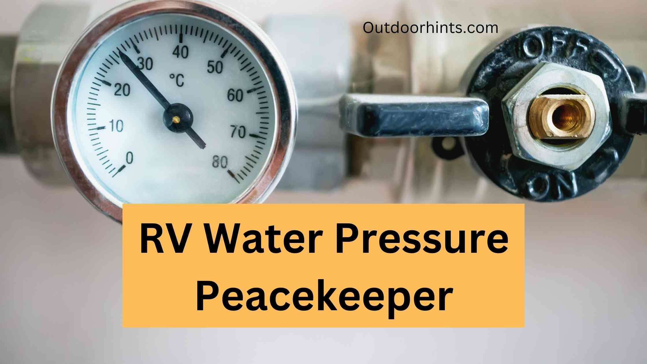 water pressure regulator